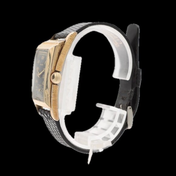 Vintage Elbon Rite Angle Style Men's Mechanical Wristwatch 88-6 Swiss 10k RGP - Picture 2 of 4